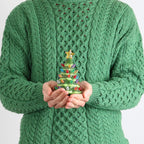 6.75" Green Ceramic Christmas Tree