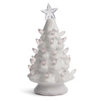 6.75" White Ceramic Christmas Tree