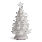 6.75" White Ceramic Christmas Tree
