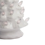 6.75" White Ceramic Christmas Tree