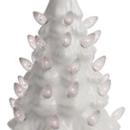 6.75" White Ceramic Christmas Tree