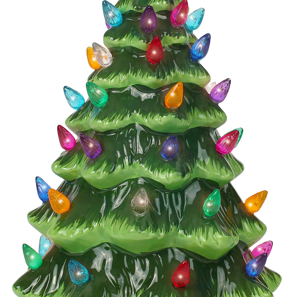 Green Ceramic Christmas Tree - Medium