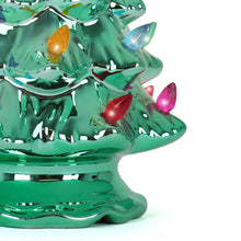 Load image into Gallery viewer, Emerald Pearl Ceramic Christmas Tree - Medium
