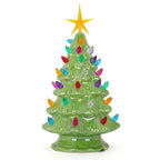 11.5" Pearl Green Ceramic Christmas Tree