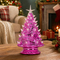 11.5" Pink Pearl Ceramic Christmas Tree