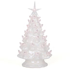 11.5" Pearl White Ceramic Christmas Tree