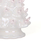 11.5" Pearl White Ceramic Christmas Tree