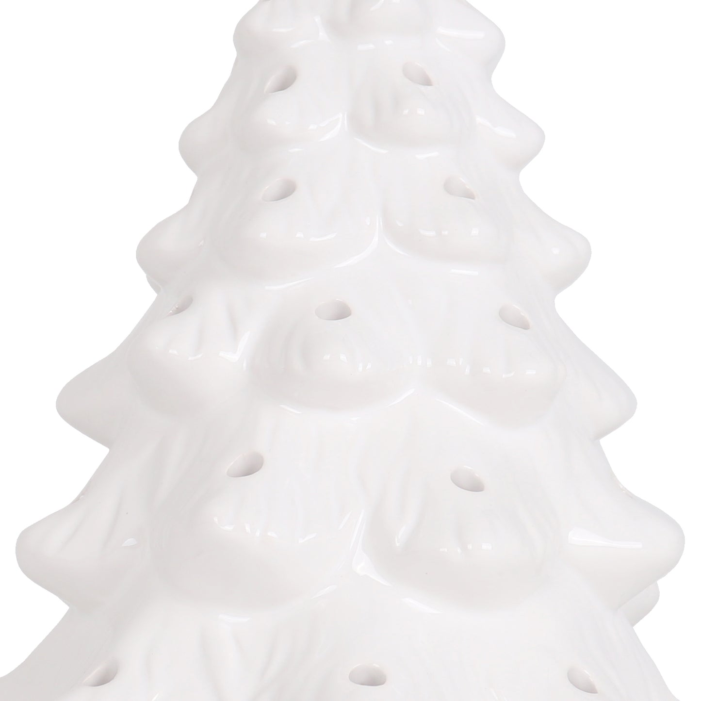 Blank Ceramic Christmas Tree - White - Medium