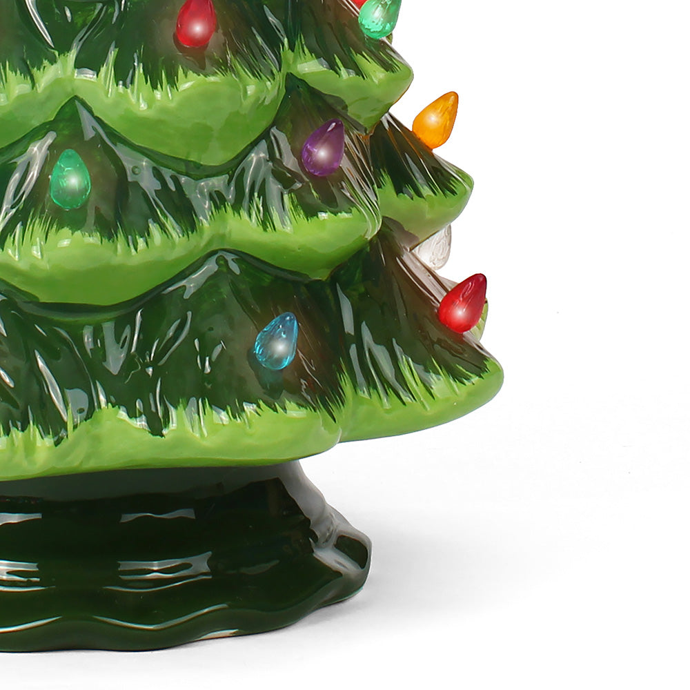 15.5" Green Ceramic Christmas Tree