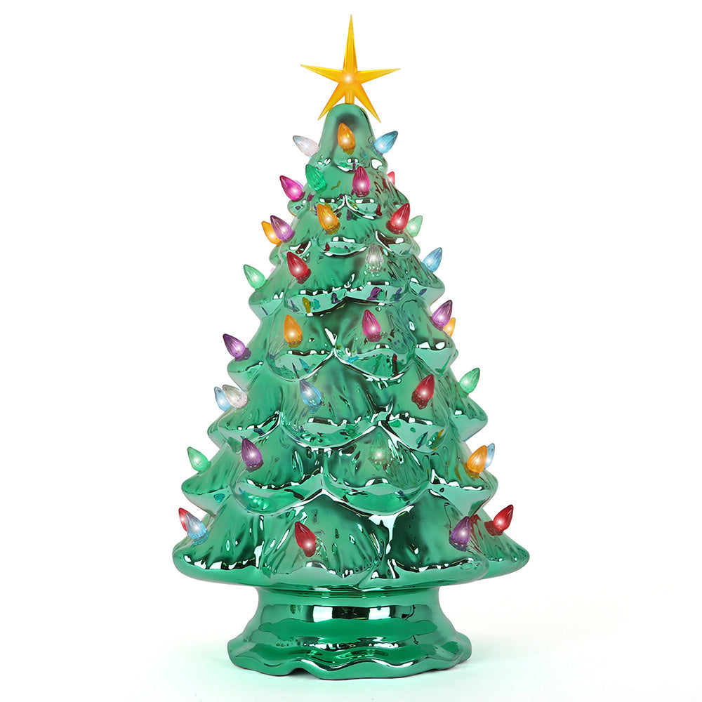 Emerald Pearl Ceramic Christmas Tree - Large – Milltown Merchants