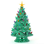 Emerald Pearl Ceramic Christmas Tree - Large
