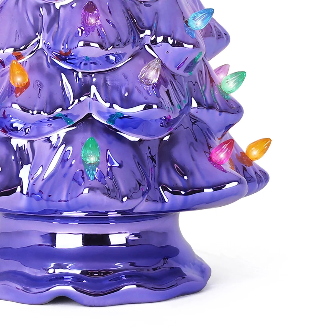 Pearl Violet Ceramic Christmas Tree - Large