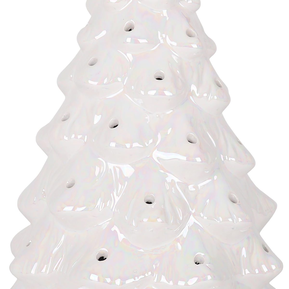 Blank Ceramic Christmas Tree - Pearl White - Large