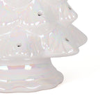 15.5" Pearl White Blank Ceramic Christmas Tree