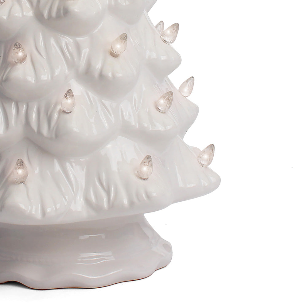 White Ceramic Christmas Tree - Large