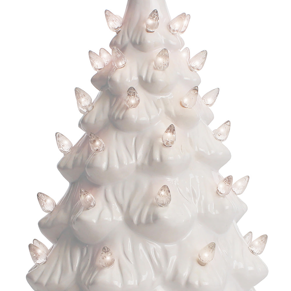 White Ceramic Christmas Tree - Large