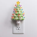 Christmas Tree Night Light - Pearl Green