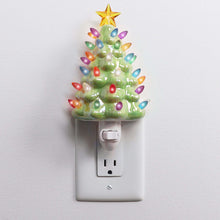 Load image into Gallery viewer, Christmas Tree Night Light - Pearl Green
