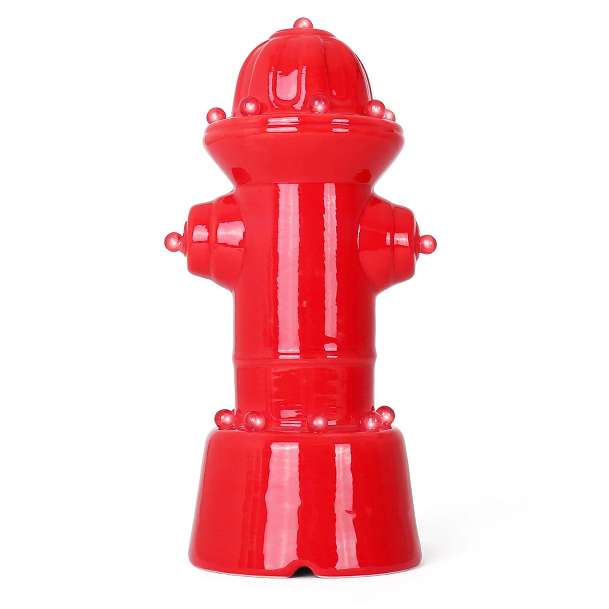Lighted Ceramic Fire Hydrant