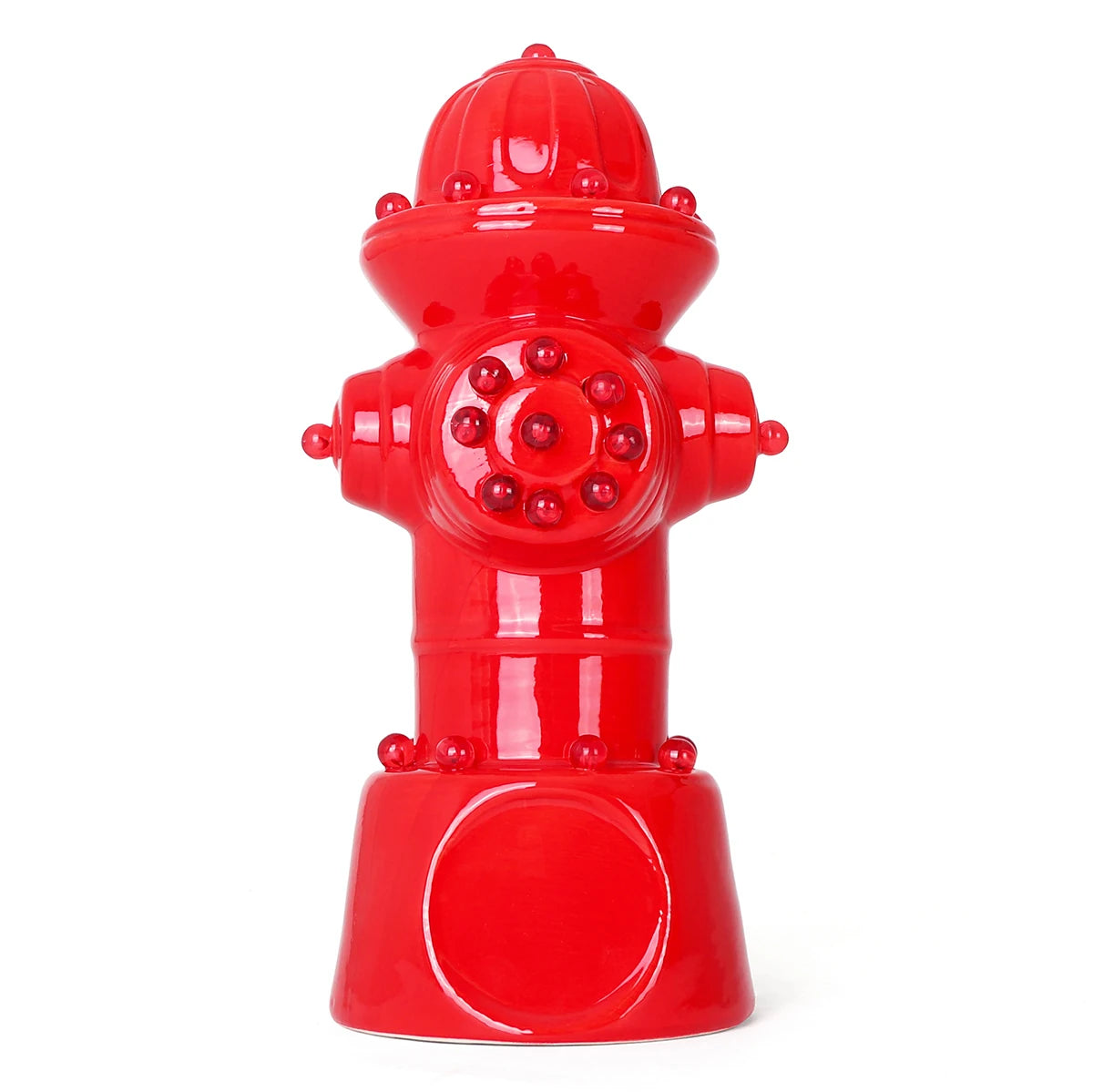 Lighted Ceramic Fire Hydrant