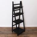 45.5" Black 4-Tier Ladder Shelf