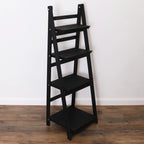 45.5" Black 4-Tier Ladder Shelf
