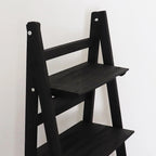 45.5" Black 4-Tier Ladder Shelf