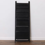45.5" Black 4-Tier Ladder Shelf