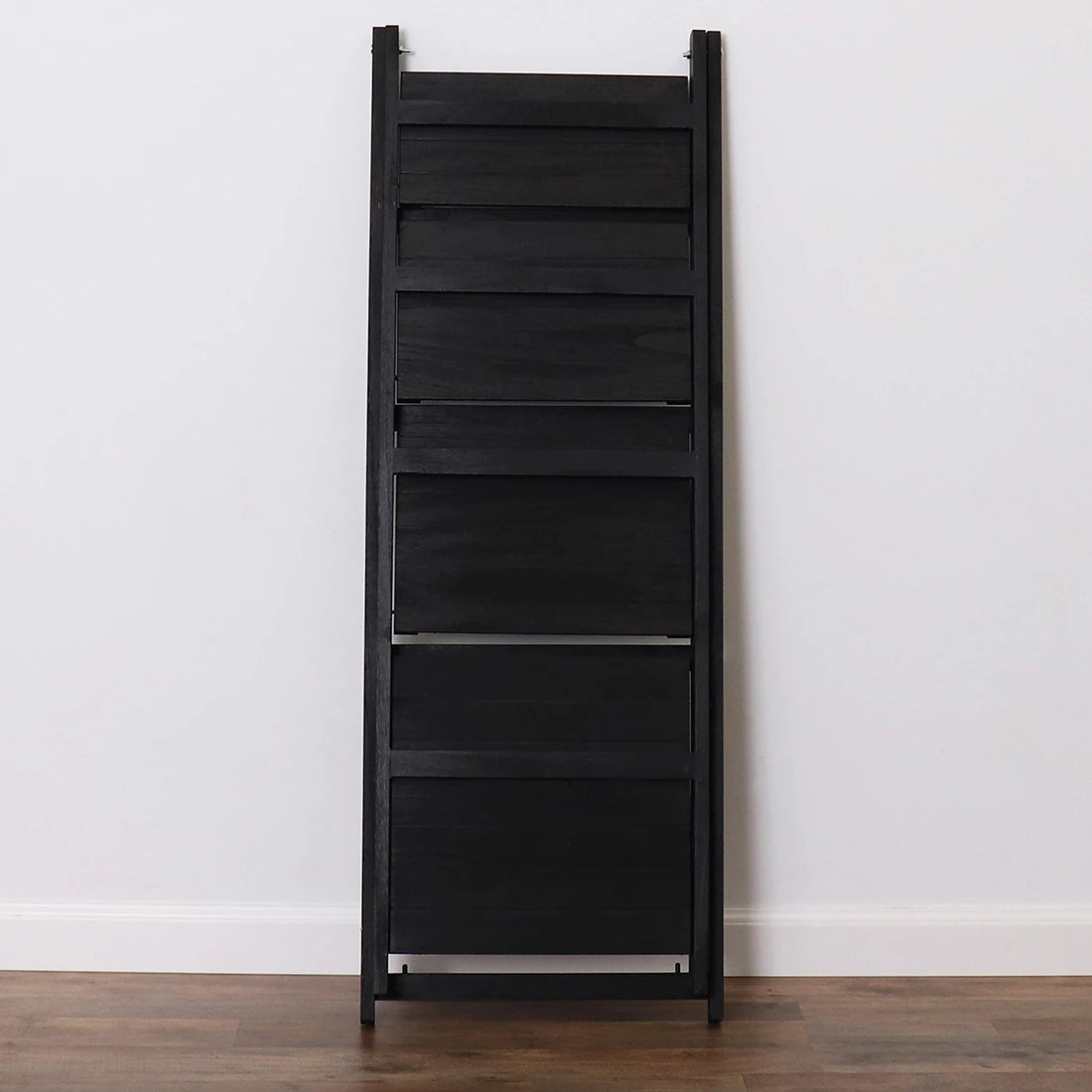 45.5" Black 4-Tier Ladder Shelf
