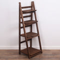 45.5" Brown 4-Tier Ladder Shelf