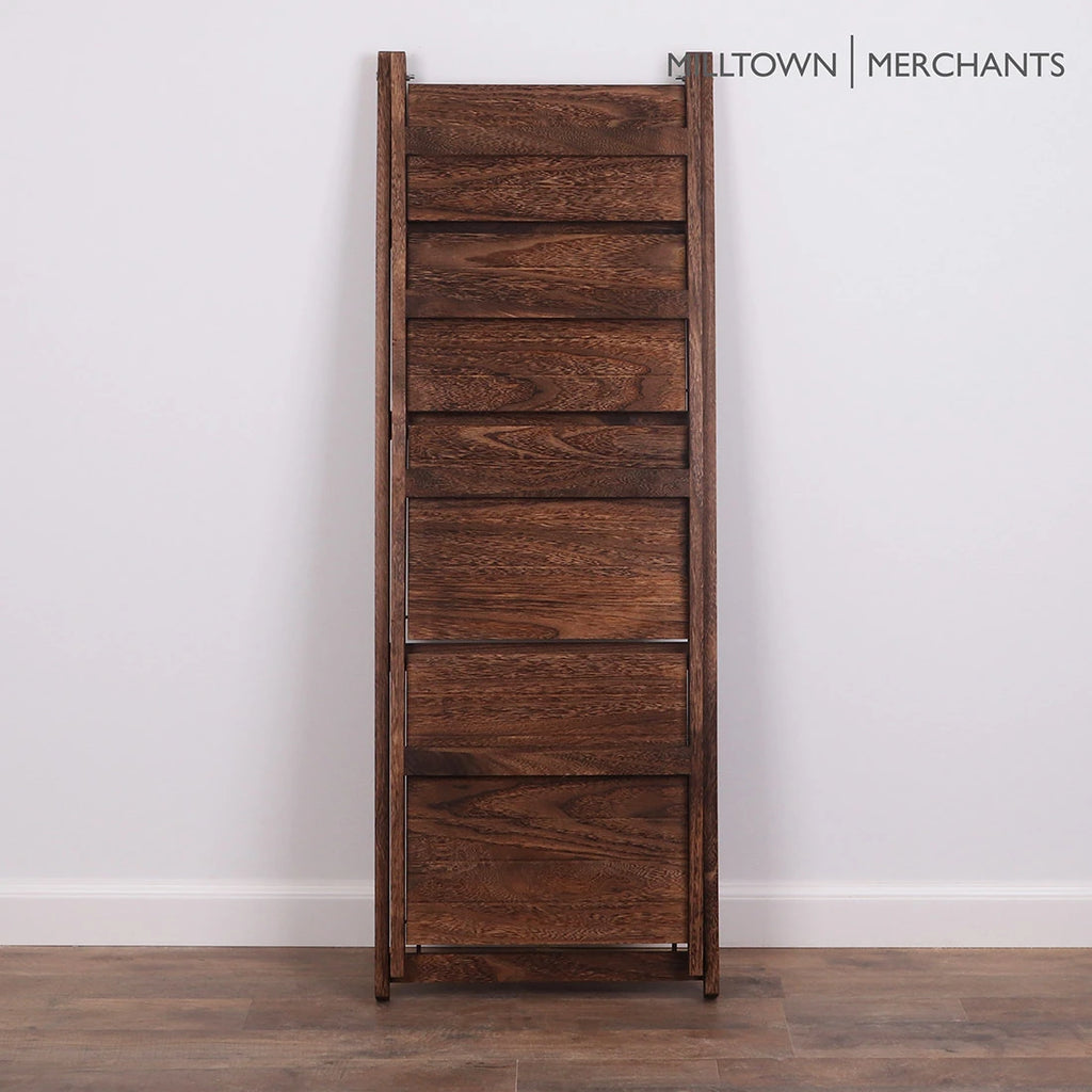 45.5" Brown 4-Tier Ladder Shelf