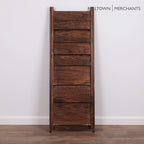 45.5" Brown 4-Tier Ladder Shelf