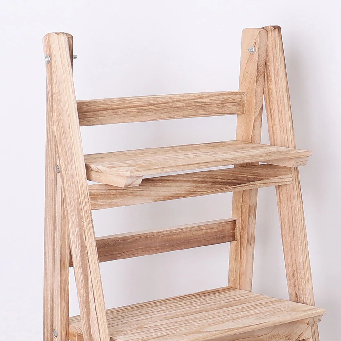 45.5" Driftwood 4-Tier Ladder Shelf