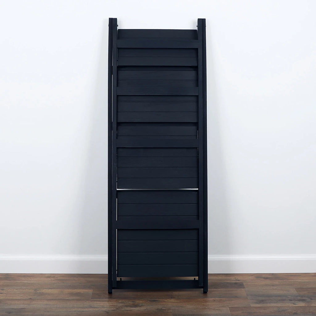 45.5" Navy 4-Tier Ladder Shelf