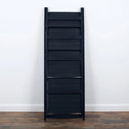 45.5" Navy 4-Tier Ladder Shelf