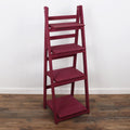 45.5" Raspberry 4-Tier Ladder Shelf