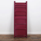 45.5" Raspberry 4-Tier Ladder Shelf