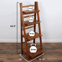 Load image into Gallery viewer, Milltown Merchants Ladder Bookshelf - Teak
