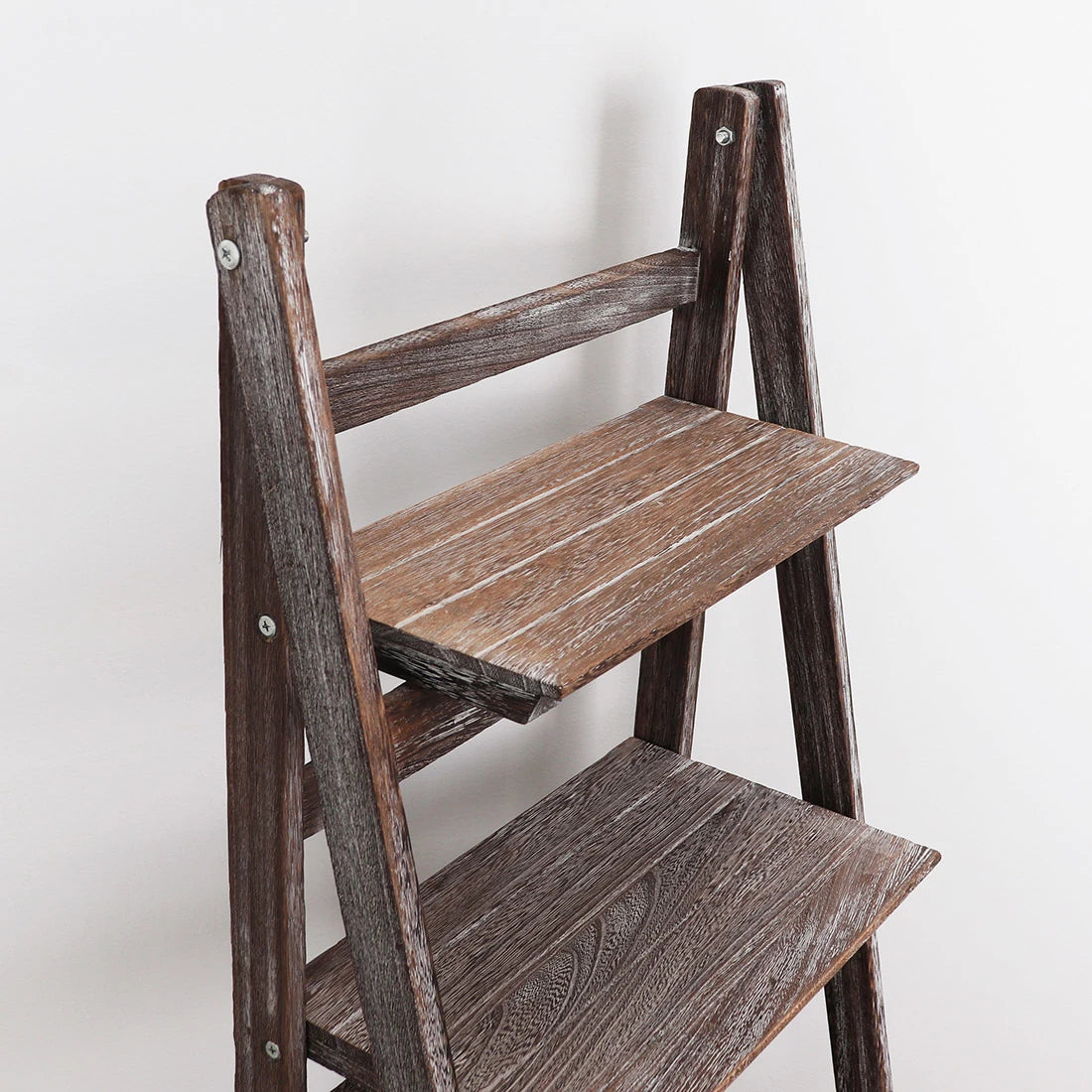 45.5" Umber 4-Tier Ladder Shelf
