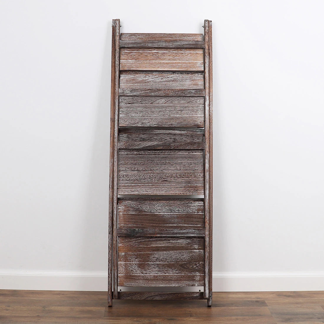 45.5" Umber 4-Tier Ladder Shelf