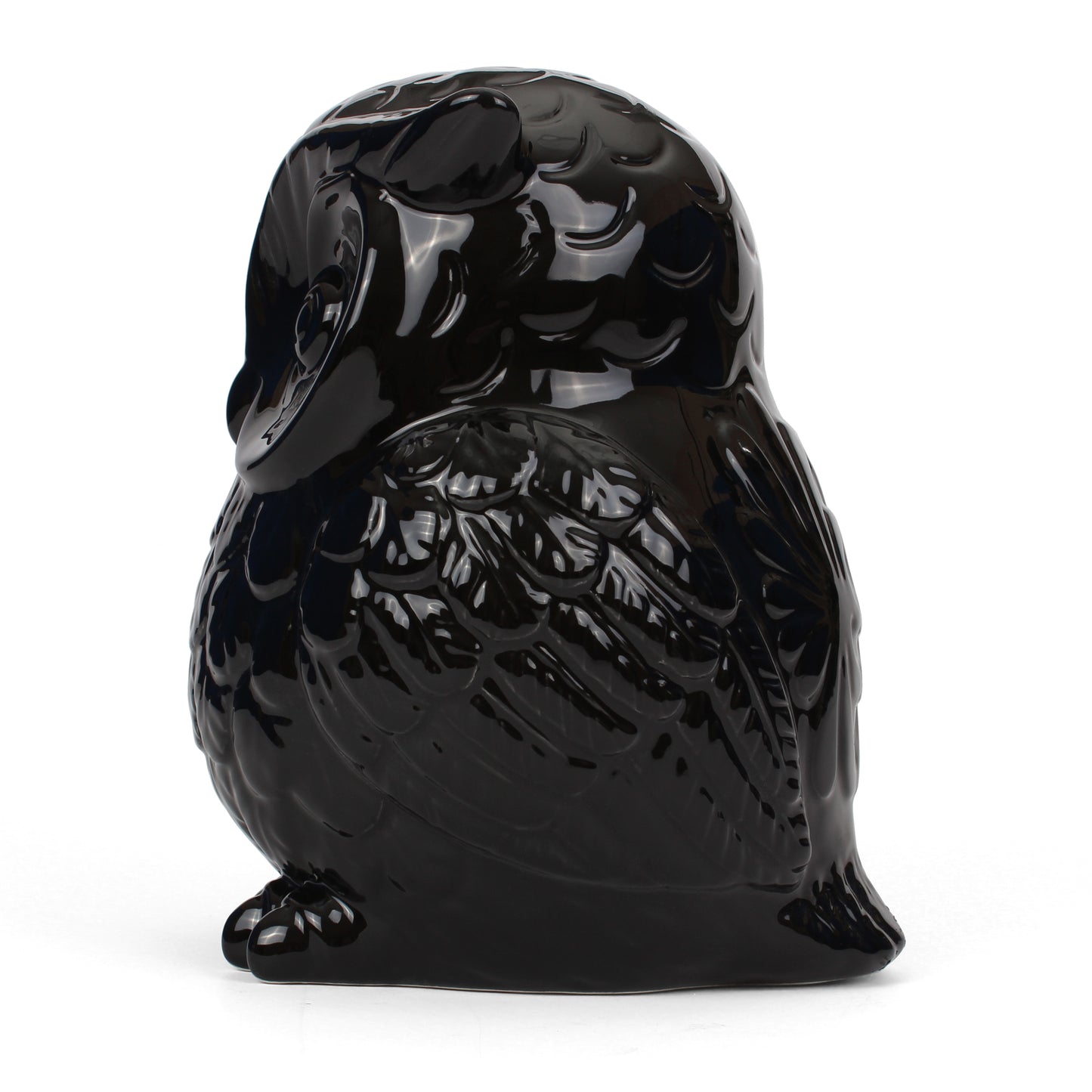 Black Ceramic Owl