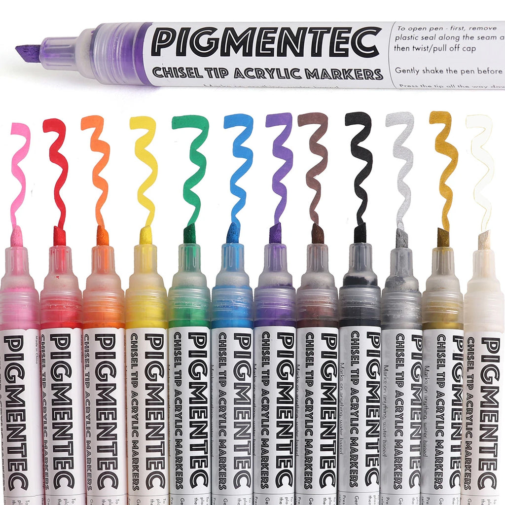 Acrylic Markers - Chisel Tip