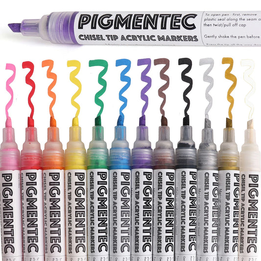 Acrylic Markers - Chisel Tip