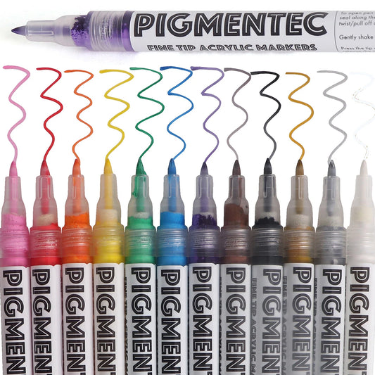 Acrylic Markers - Fine Tip