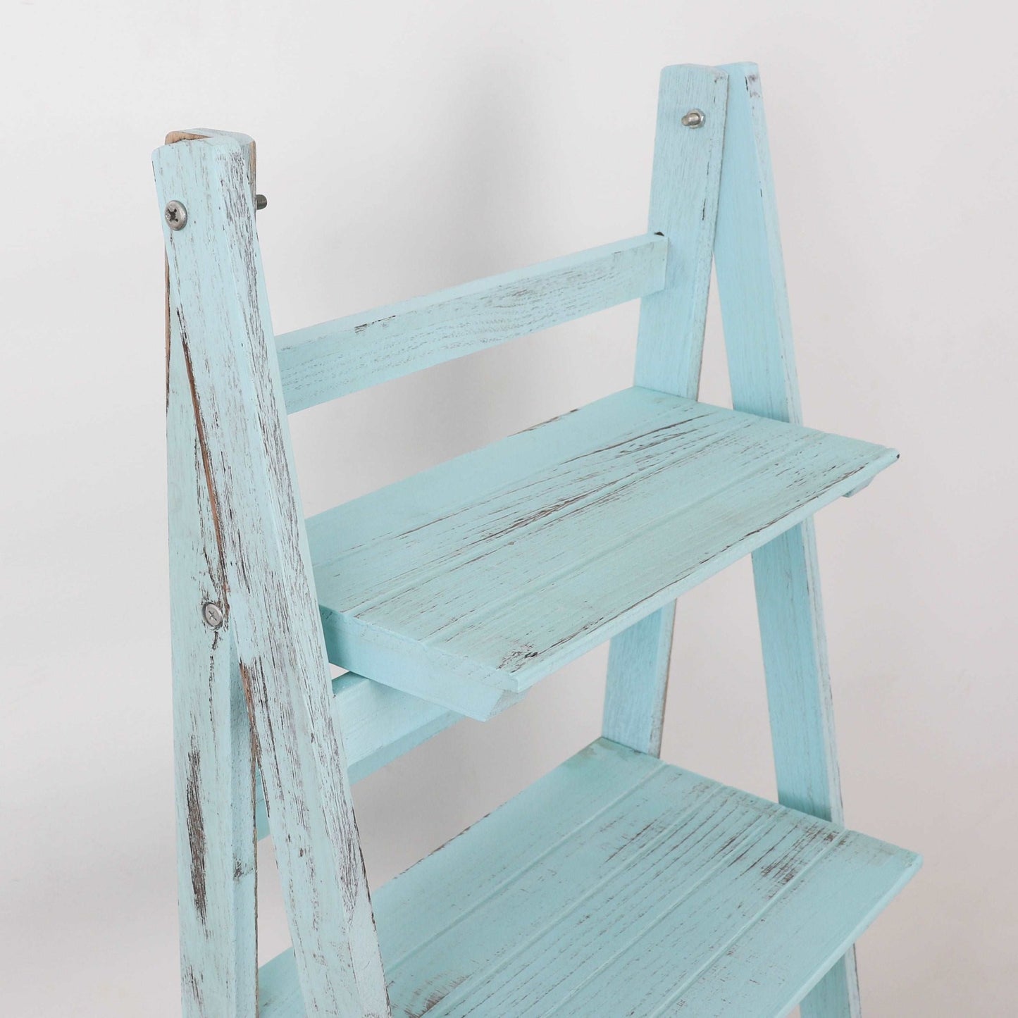 Milltown Merchants Ladder Bookshelf - Turquoise