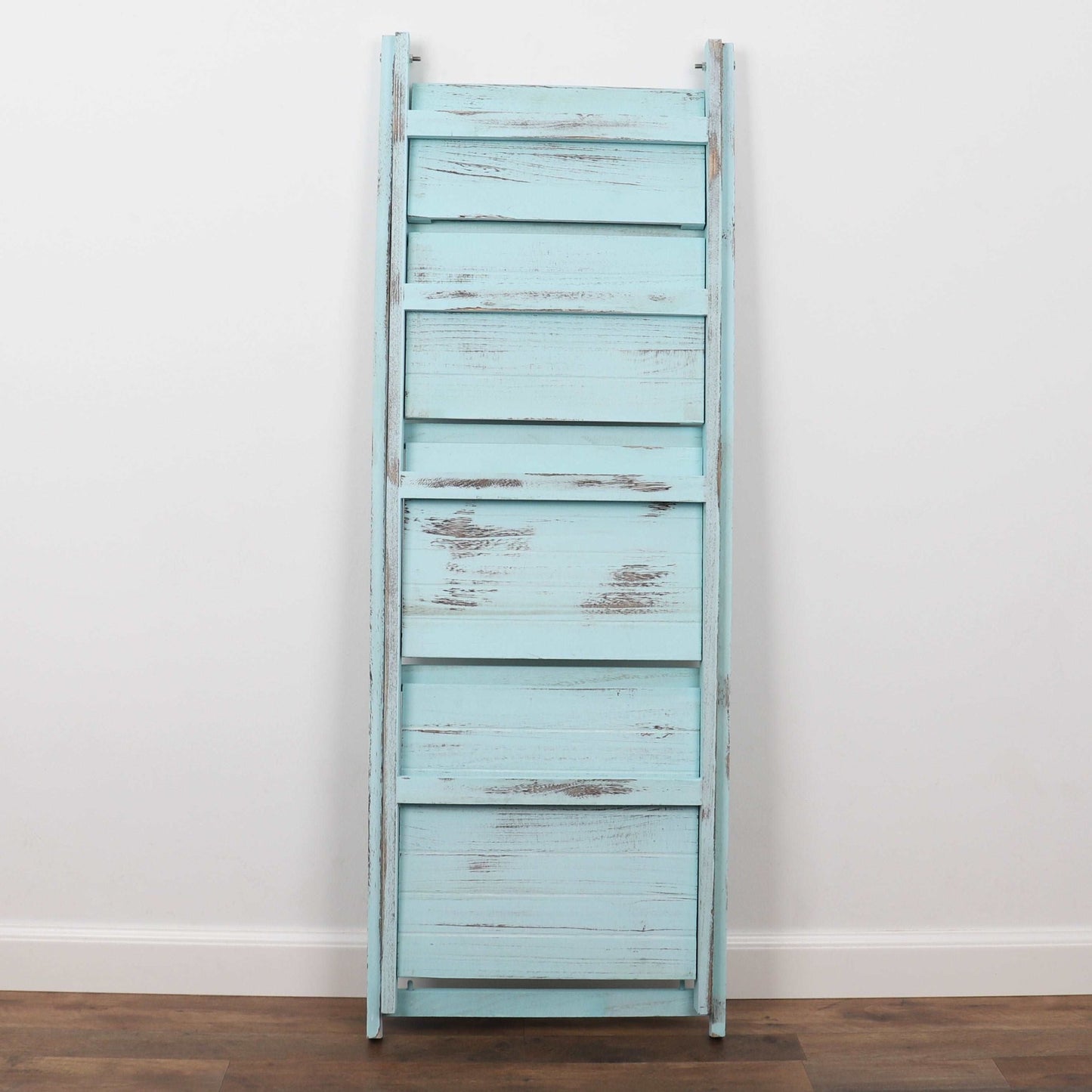 Milltown Merchants Ladder Bookshelf - Turquoise