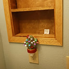 Ceramic Christmas Cactus Night Light