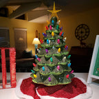 15.5" Green Ceramic Christmas Tree