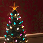 15.5" Green Ceramic Christmas Tree