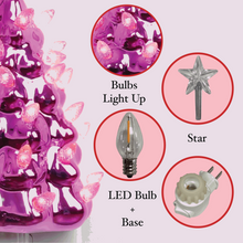 Load image into Gallery viewer, Christmas Tree Night Light - Pink
